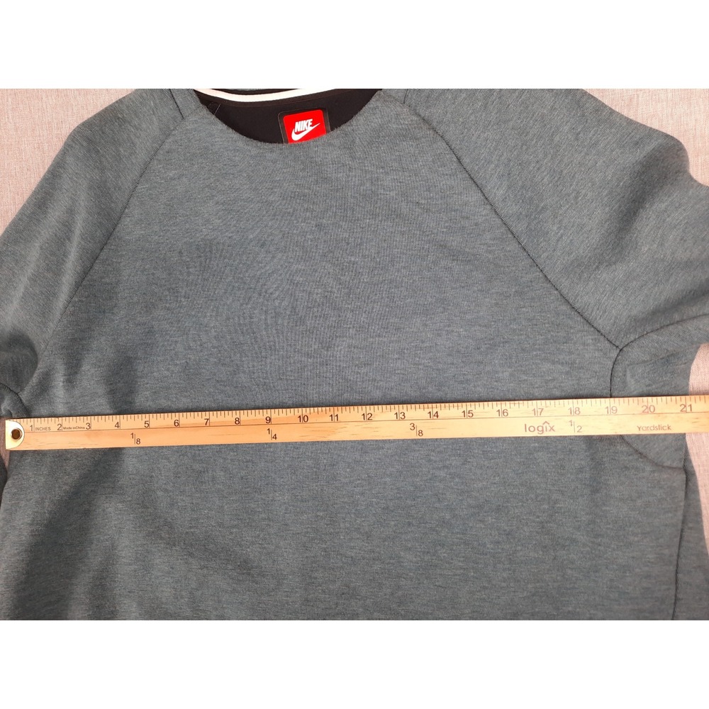 Nike Women's Large Gray Pullover Crewneck Performance Sweater Jacket with Pocket - Picture 6 of 10